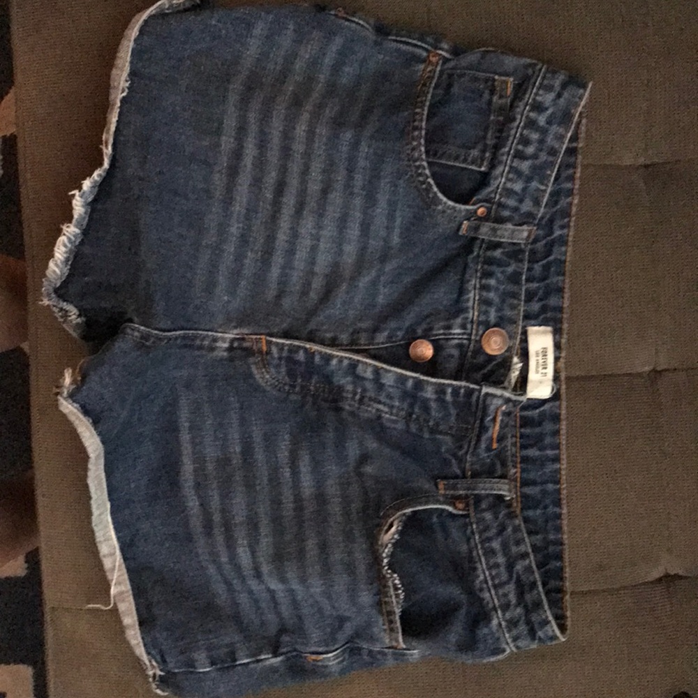 Denim shorts